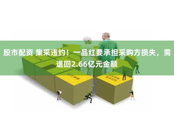 股市配资 集采违约！一品红要承担采购方损失，需退回2.66亿元金额