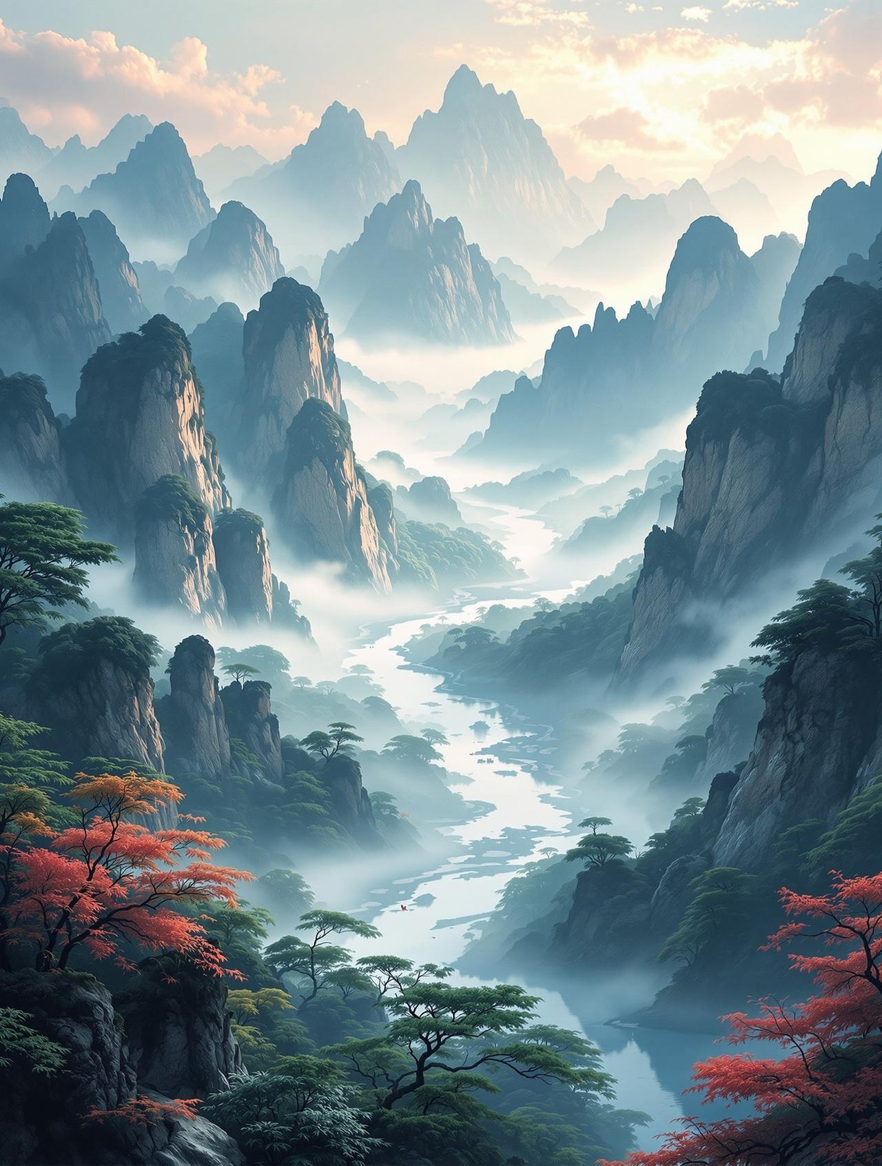 低端影视影视作品《山河岁月》海报